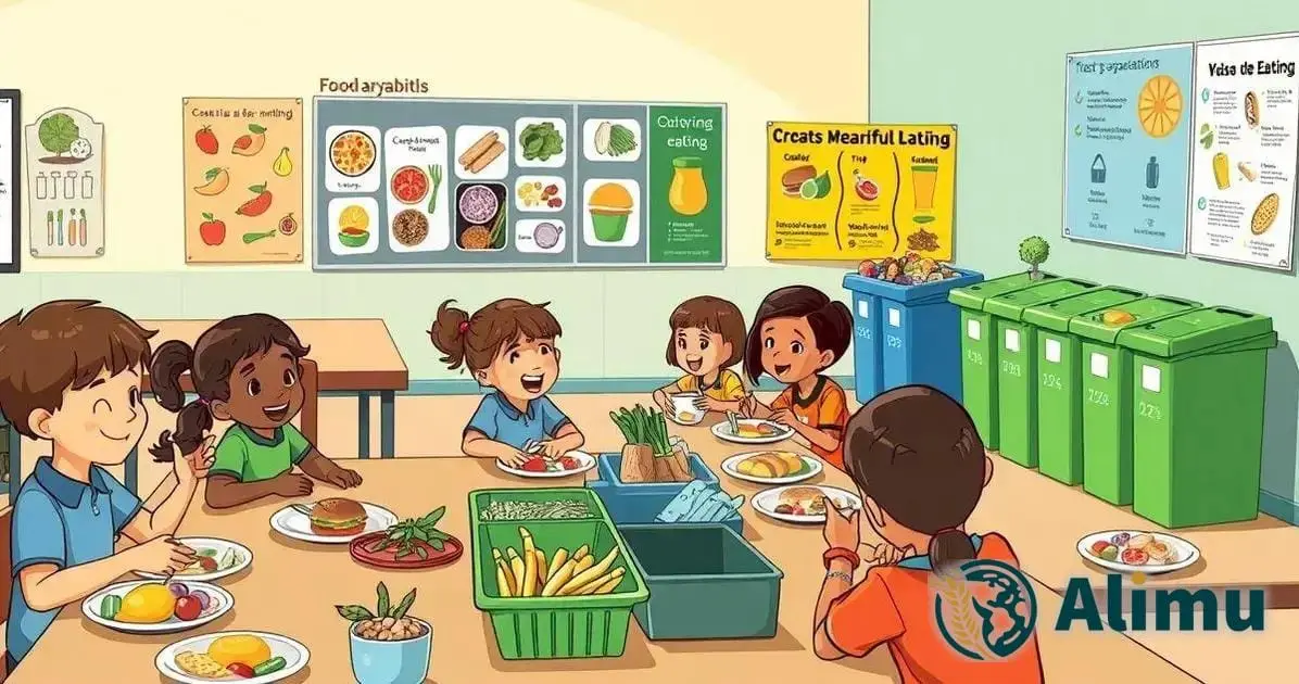 Conscientização e educação alimentar nas escolas