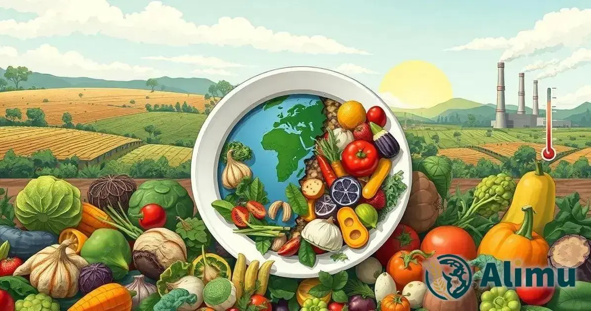 Como o desperdício de alimentos contribui para as mudanças climáticas?