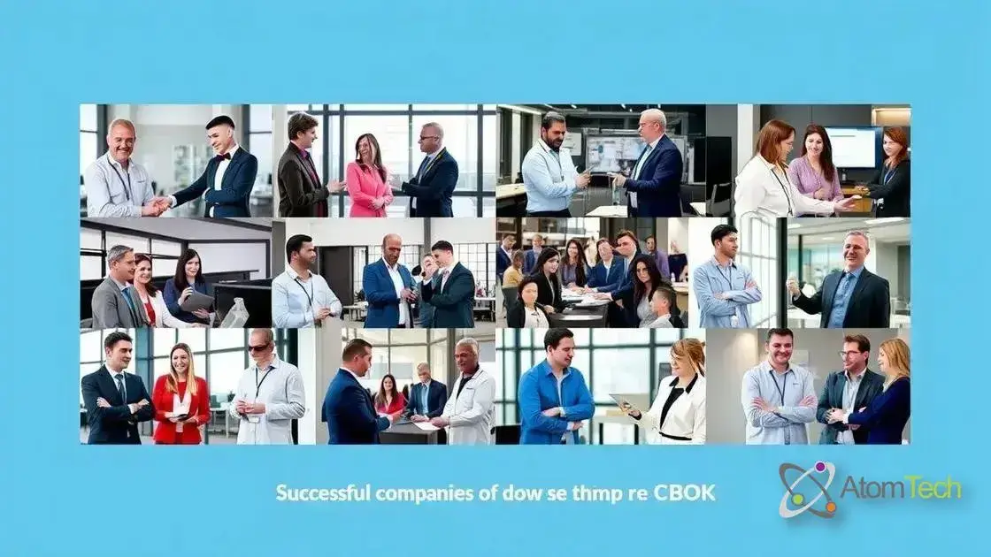 casos de sucesso na aplicação do CBOK